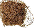Knotted Netting - Camo Netting to Customize, Hunting Gear, Camouflage Netting Used by Outdoor Enthusiasts for Climbing, Hunting or Fishing - 4' X 5' with 1"x1" Holes, Brown