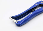 Grass Sheep Shear - Coated Wear-Resistant Handle, Manganese Steel Double-Edged, Strong Spring Suitable For Manual Shearing of Cow, Sheep, and Horse Hair (Blue 10.2 inches)