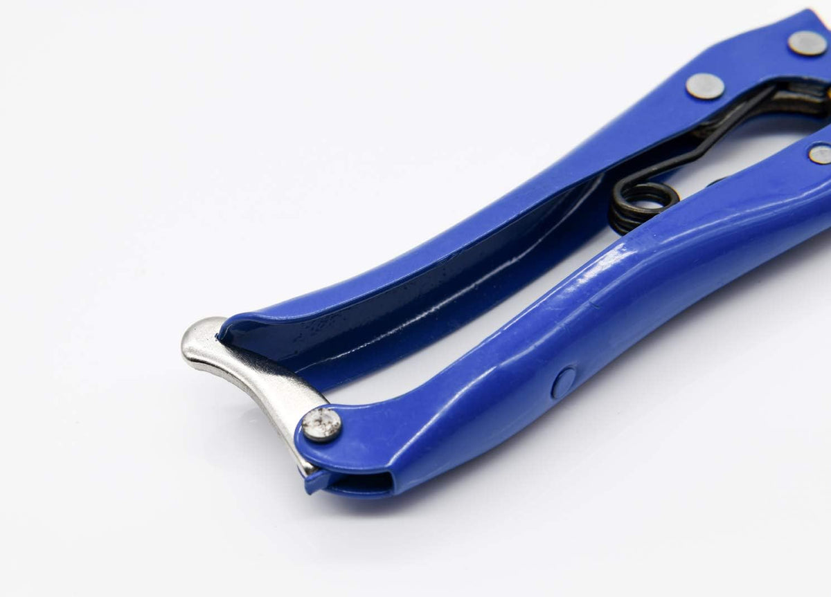 Grass Sheep Shear - Coated Wear-Resistant Handle, Manganese Steel Double-Edged, Strong Spring Suitable For Manual Shearing of Cow, Sheep, and Horse Hair (Blue 10.2 inches)