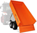 2-Ton Capacity Hydraulic Dumping Heavy-Duty Dump Dumper Cart Agricultural Farm Trailer Cart Mechanical Trailer with Tail Light