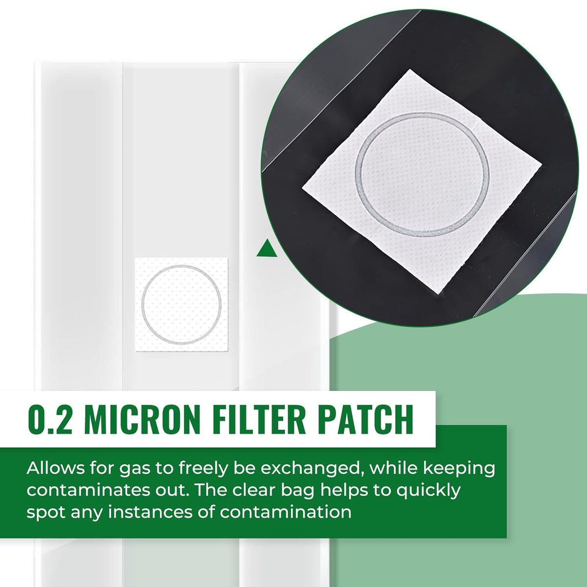 20 Packs 6 Mil Mushroom Grow Bags with Self Healing Injection Port, Thick Spawn Bags 5" X 8" X 20" with 0.2 Micron Filter Breathable Autoclavable Durable Tear-Resistant