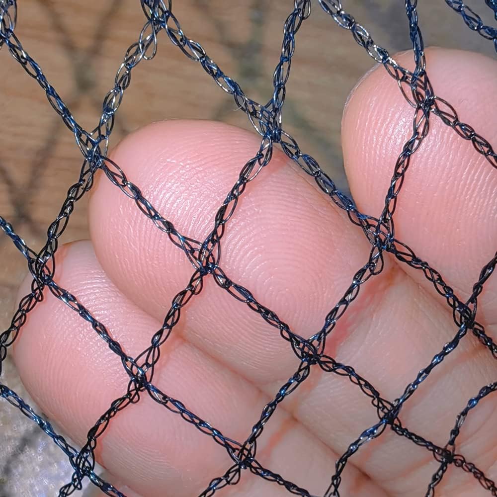 Meanchen Bird Netting 7.5x100 Ft, 1/2 in Mesh Heavy Duty Garden Netting for Plants, Fruit Trees, Vegetables, Extra Strong Woven Mesh Netting Against Birds, Deer, Poultry for Chicken Coop