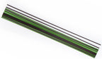 10-PCs 15-3/4" Plastic Coated Orchid Stakes for Plants Support, Bendable Orchid Support Stakes - Green