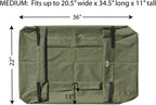 UpBloom - Patent Pending Wagon Liner and Cover with Easy Unloading Handles - Heavy Duty and Waterproof Accessories for Folding Utility Carts, Portable Beach, and Wheelbarrow Styles