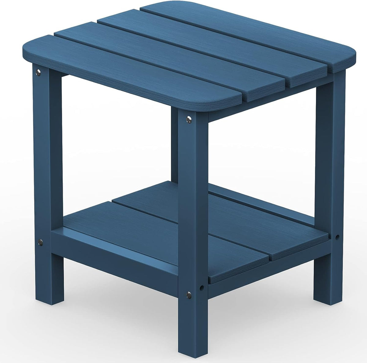 SERWALL Adirondack Table Outdoor Side Table- Blue