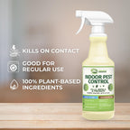 Mosquito Magician Indoor Pest Spray – Design for Indoor Use to Neutralize Spiders, Roaches, Ants & Flies with Plant-Sourced Essential Oils, Efficient Ready to Use Home Pest Spray – Rosemary, 32 OZ
