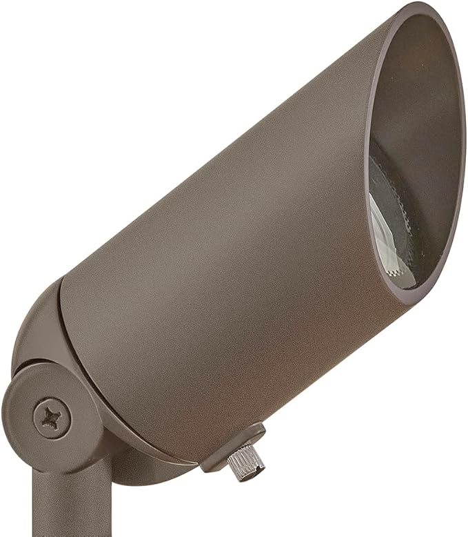 Hinkley Landscape Lighting 1536TXB-LL Spot Light - 4w MR16 LED Blub Included, 12v - Textured Brown Clear Lens
