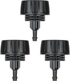 Drip Irrigation Hose Connectors,1/4 Inch Drip Irrigation Tubing x 3/4 FHT Swivel Garden Faucet Adapter, Convert 3/4" Garden Hose to 1/4" Drip Pipe for Irrigation Kits (3-Pack)