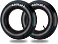 4.80/4.00-8" Inner Tubes, 2 Pack Heavy Duty 4.80 4.00-8/480/400-8 Replacement Tire Inner Tube with Straight Valve Stem for Wheelbarrows, Lawn Mowers, Hand Trucks, Trailers, Tractor, 8" Carts