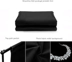 Black Backdrop for Photography Durable Fabric Background Photo Backdrop Video Photography Studio (10x7ft, Black)