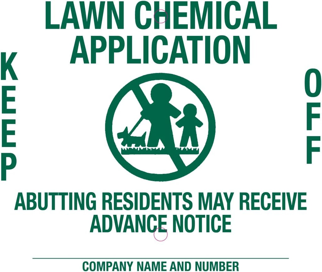 Lawn Treatment Application Stakes & Ohio Signs (Economy Style Stake / 500 pc. Pack)