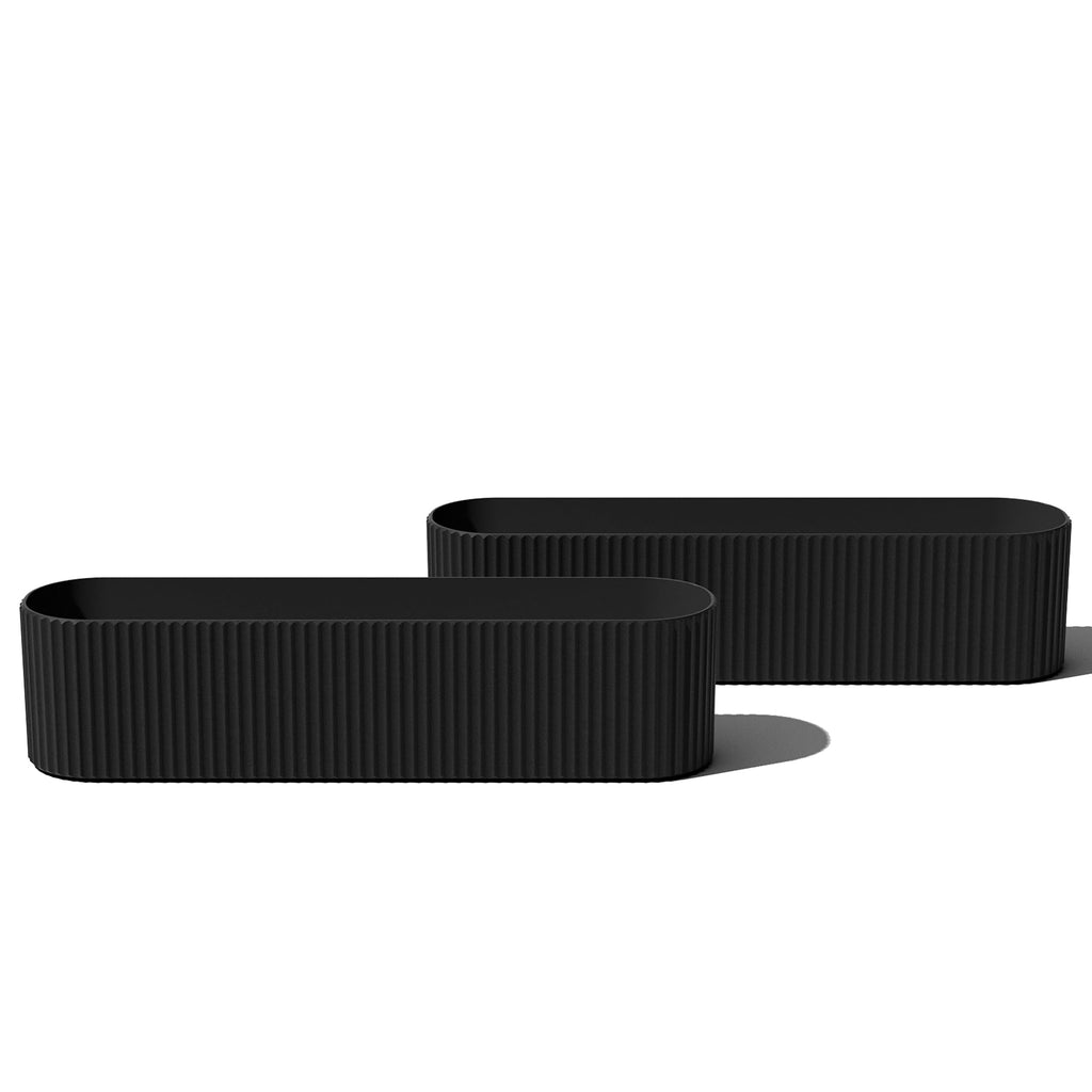 Veradek Demi Series Window Box Planter - Round Outdoor Planter