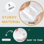 LOKIQNG Cellophane Bags Plastic Gift Bag Clear Cookie Treat Bags with Twist Ties for Party Favor Bag(100PACK,6x10inch)