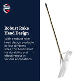 Standard Golf 30" Magnum Maintenance Straight Tooth Rake from