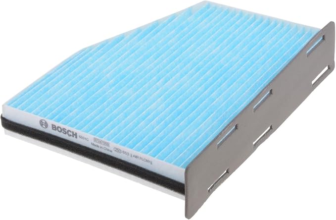 BOSCH 6031C HEPA Cabin Air Filter - Compatible with Select Audi A3, Q3, TT, TT RS, TTS; Volkswagen Beetle, CC, Eos, Golf, GTI, Jetta, Passat, Passat CC, R32, Rabbit, Tiguan, Tiguan Limited