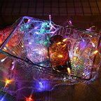 KAQ 115FT 300LED Multi-Colored String Lights Indoor/Outdoor Waterproof with 8 ModesTwinkle Plug in Warm White Lights for Outside Garden Bedroom Christmas Tree Decorations (Multicolor)