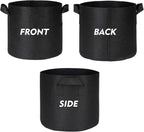 WEIFENG 3-Pack 40 Gallon Grow Bags Large Pots for Plants Outdoor with Handles