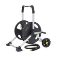 Gorilla GRS-200H Aluminum Garden Hose Reel, 200 Ft, No-Leak Brass Fittings