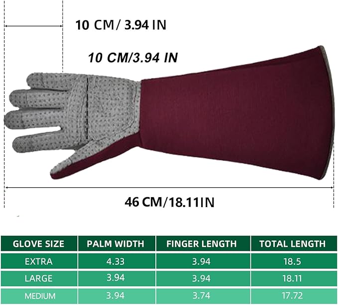 3-in-1 Gloves for Gardening, Farming & Cleaning, Stab-Proof, Anti-Slip, Wear-Resistant, Comfort, Breathable, Durable