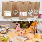 100-1000pcs Custom Stickers Merry Christmas Stickers Personalized Labels Adhesive Xmas Decorative Envelope Seals Stickers for Cards Gift Boxes(Round-10)