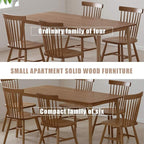 47" Dining Table Kitchen Table Dining Room Table Small Kitchen Table for Small Spaces Table Modern Home Furniture Dinner Table Rectangular (Natural)