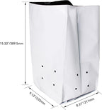 HFS(R Poly Grow Bag Planters Panda Film Black and White for Nursery Horticulture 5 Gallon - 25 PC