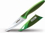 Zyliss Utility Kitchen Knives with Sheath Covers - Dishwasher Safe - Stainless Steel Kitchen Knives Perfect for Cutting Meat, Vegetables & Fruit - 2 Piece 3.25" Paring Set