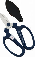 Japanese Florist Scissors – Professional Ultra Sharp Flower Shears Made in JAPAN for Ikebana Floral Design & Gardening SAKAGEN HAND CREATION F-170 (Blue)