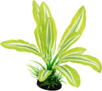 Silk Aquarium Plants for Betta Fish Tank, 2 Pcs 8 Inch Small Silk Aquarium Plant Aquatic Water Grass Decoration，Green-Yellow