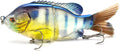 5.9in Multi Jointed Swimbait Fishing Lures Bait,2 Segment Big Giant Sinking Fishing Bass Lures,Crankbaits Swimbaits with Treble Hook