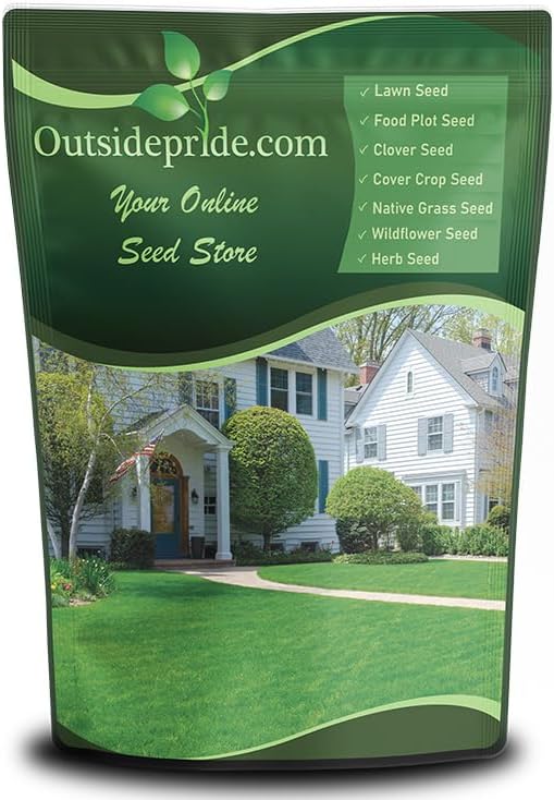 Outsidepride Fireball & Hattrick Rye Grass Seed Blend - 10 Lbs. Wear Tolerant, Fine Leaf Texture Perennial Rye Grass Seeds for Lawn, Sports Turf & More, OptiGrowth Coated for Better Establishment