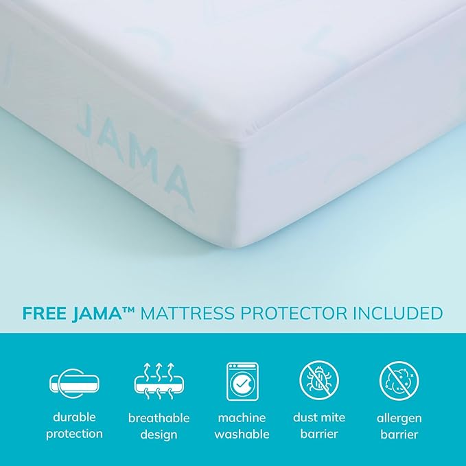 MLILY 5 Inch Full Mattress for Kids, Bunk Bed Mattress, Made in The USA of US Foam and Global Materials, CertiPUR-US Certified, Medium Firm Trundle Foam, Blue