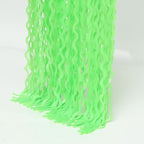 4 Pack Wavy Green Tinsel Backdrop Curtain - 3.3 ft x 6.6 ft Green Foil Fringe Curtains Photo Booth Prop Backdrop Streamer Birthday Party Decor