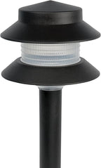 Paradise GL22627 Low Voltage Plastic 4W Path Light (Black, 12 Pack)