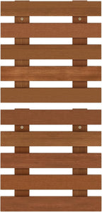 Furinno TIOMAN Outdoor Vertical Wall Planter, Set of 2 Wooden Hanging Planters, for Indoor, Outdoor Plants, Balcony, Patio, Natural