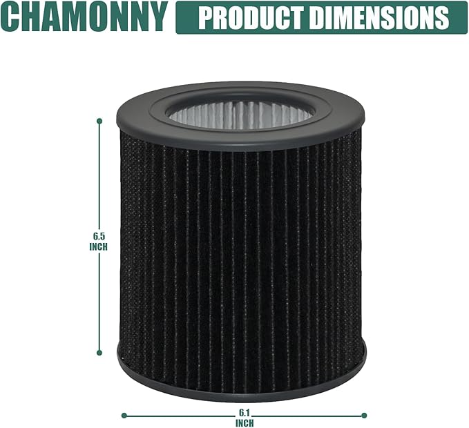 Air Mini PECO-HEPA Tri-Power Filter Replacement, Compatible with Molekule PECO-HEPA Tri-Power Air Mini and Air Mini+ Air Purifier, 2 Pack