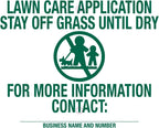 Lawn Treatment Application Stakes & Illinois Signs (Economy Style Stake / 500 pc. Pack)
