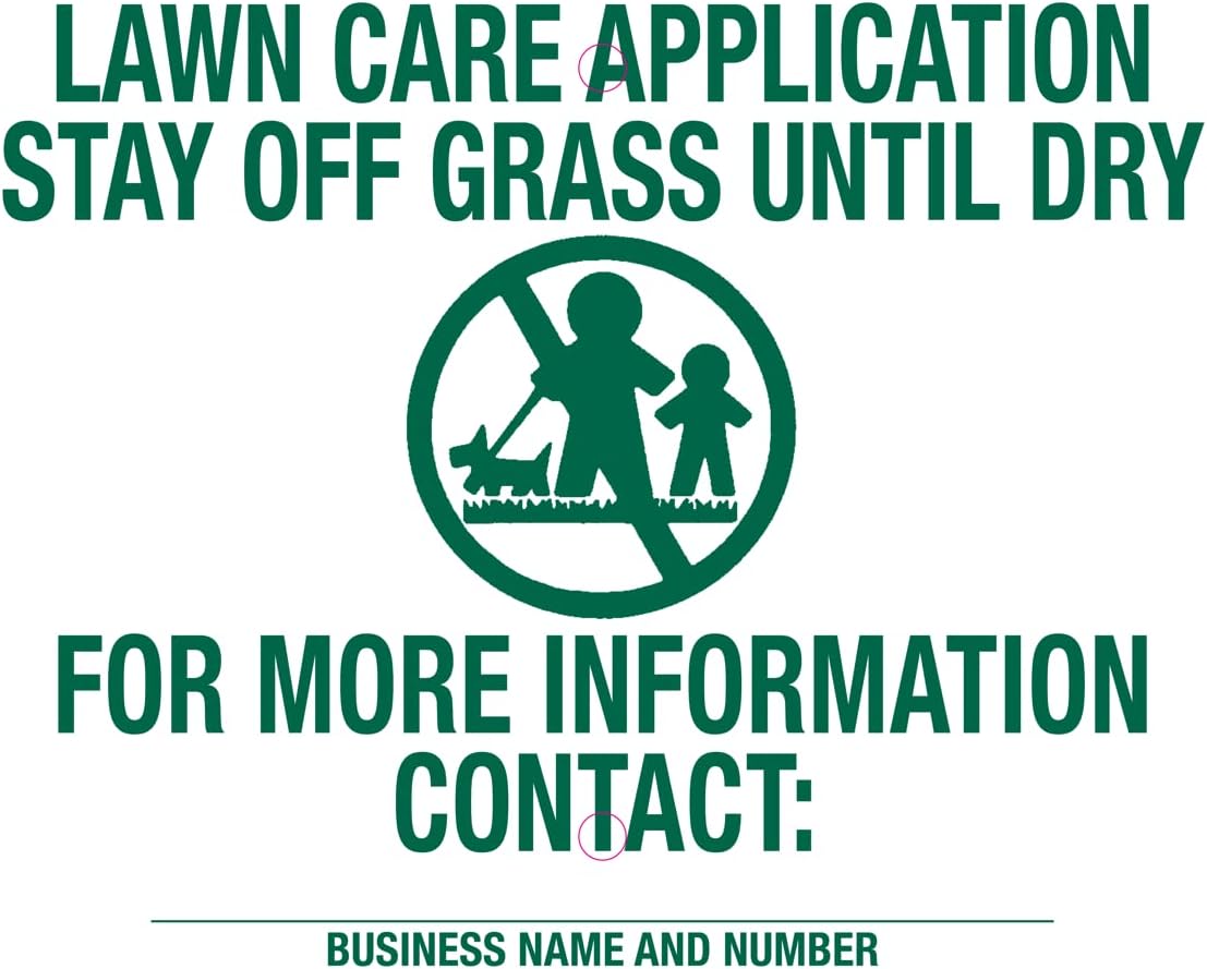 Lawn Treatment Application Stakes & Illinois Signs (Premium Style Stakes / 500 pc. Pack)
