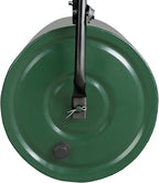 Outvita Lawn Roller, 13 Gallons Water and Sand Filled Garden Drum Roller with U Shaped Handle Tow beind Sod Roller for Planting, Seeding(Green ＆ Black)