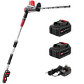 MZK 20V Cordless Hedge Trimmer, Bush & Shrub Cutter, 23-Inch Blade