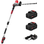 MZK 20V Cordless Hedge Trimmer, Bush & Shrub Cutter, 23-Inch Blade
