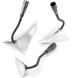 3 PCS Hoe Garden Tool Set, Triangle Gardening Hoes with Sharp Blade, Hand Plow Hoes for Digging, Backyard Weeding, Loosing Soil
