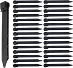 30 PCS Plastic Landscape Stakes, 10Inch Plant Support Lawn Stake Heavy Duty for Landscaping and Garden