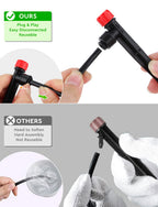 250FT Drip Irrigation System for Garden - 50FT 1/2" Main Tube & 200FT 1/4" Branch Tubing, Brass Splitter, Quick Connect Design, Perfect for Outdoor Plants, Raised Beds, Greenhouses