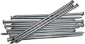Metal Stakes, 10 Inch 50Pcs Galvanized Landscape Spikes,Garden Nails for Turf,Weed Barriers,Tent and More (50, Silver)
