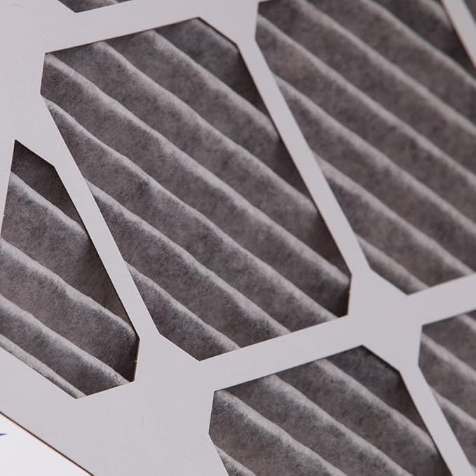 Nordic Pure 16x16x1 (Actual Size: 15 3/4 x 15 3/4 x 3/4) Furnace Air Filters MERV 8 Pleated Plus Carbon 4 Pack