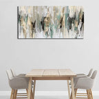 tigeridge Abstract Wall Art Grey Canvas Art Modern Canvas Pictures Contemporary Canvas Artwork for Bedroom Living Room Bathroom Kitchen Office Home Wall Decor Framed Ready to Hang 24" x 48"