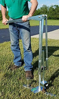 JackJaw 307 Stake Puller Tool for Heavy Metal Stakes, Removes Rebar Stakes, Includes Adapter for Easy Use