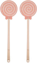 Fly Swatter, Fly Swatter for indoors, FlySwatter, Fly Swatters Pink 2PCS