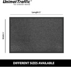 Traffic Guard Door Mat, 3´x 5´ (36” x 60”), Heavy Duty Waterproof Doormat, Stain and Fade Resistant Welcome Mats, Durable Rubber Backing, Low Profile Entryway Rug, Shoe and Boot Scraper.